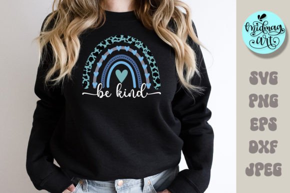 Be Kind Rainbow Svg