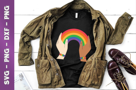 Gay Pride Clothing LGBT Rainbow Flag Graphics
