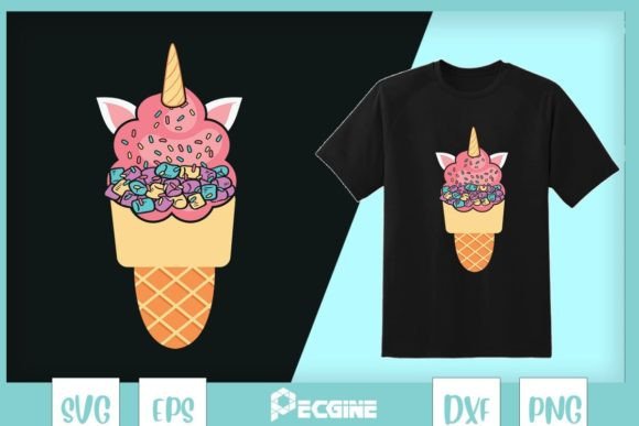 Gay Pride LGBT Rainbow Ice Cream Graphics