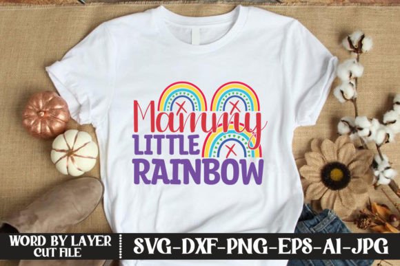 Mammy Little Rainbow SVG CUT FILE