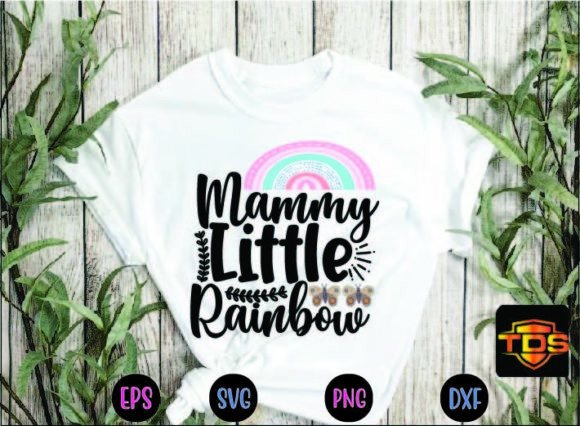 Mammy Little Rainbow Svg Graphics
