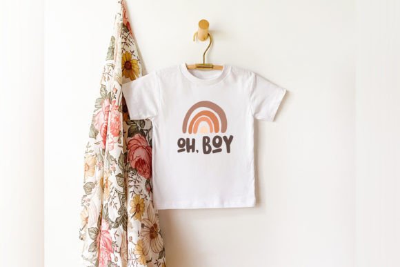 Oh Boy Svg Rainbow Cute Sublimation Pod