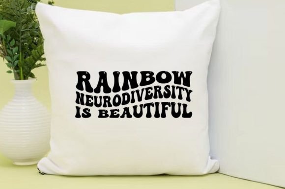 RAINBOW NEURODIVERSITY IS BEAUTIFUL, SVG