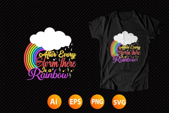 Rainbow T-shirt Design 33